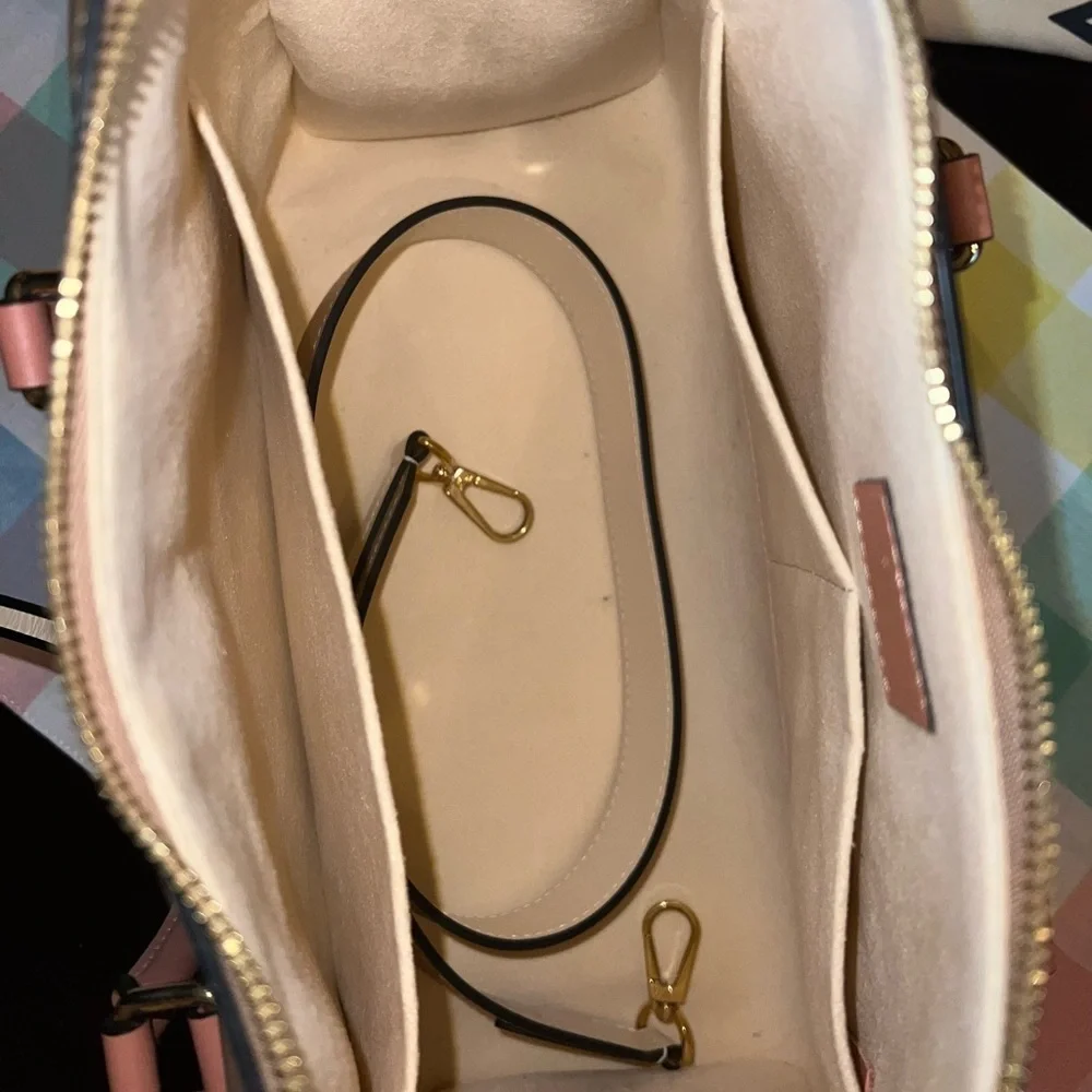 Louis Vuitton Tuileries Handbag Monogram Canvas with Leather PEACH in EUC!!! - Picture 11 of 11